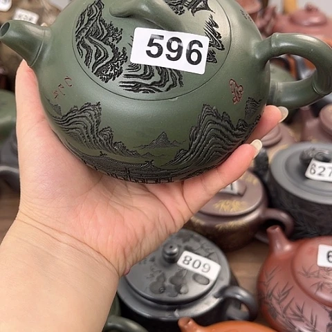 茶壶紫砂紫砂微瑕口沿磕碰
