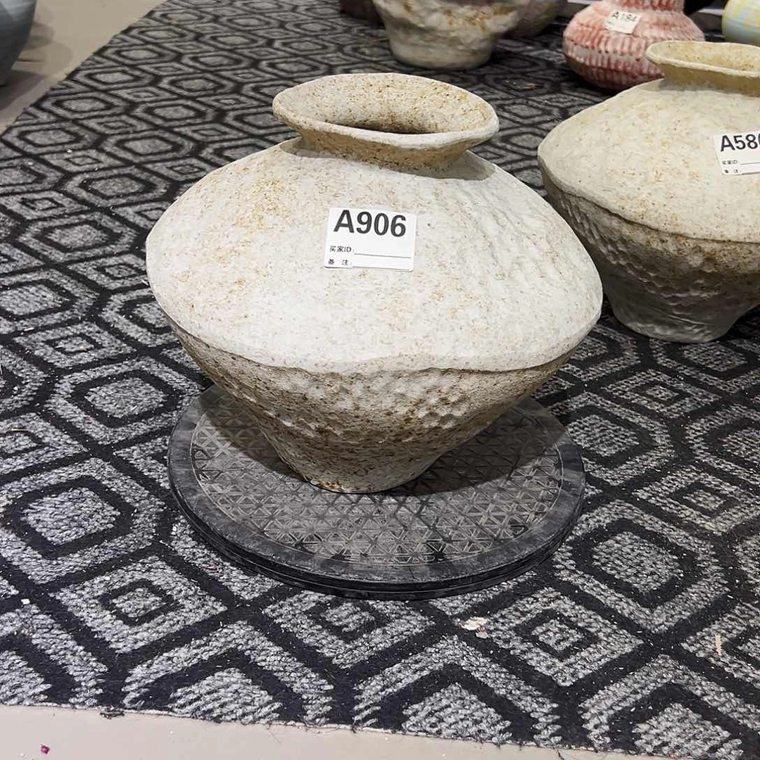 瓶@***ia906高26口9陶瓷花瓶无孔