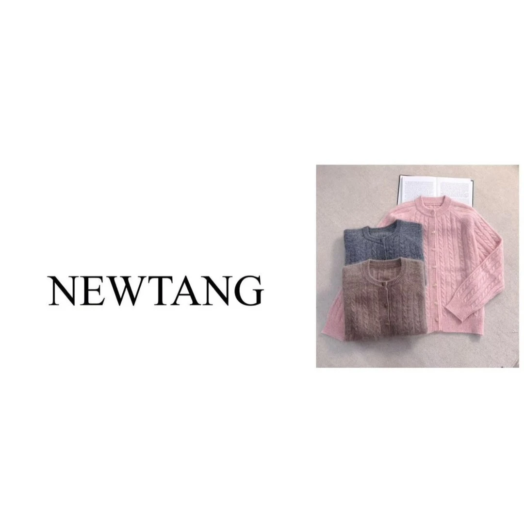 【浮梦】1194 100%羊毛拉绒圆领毛衣外套女新款高级感软糯针织开衫