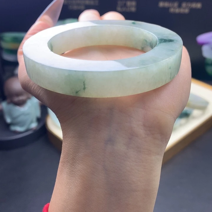 定制翡翠未镶嵌翡翠手镯11.
