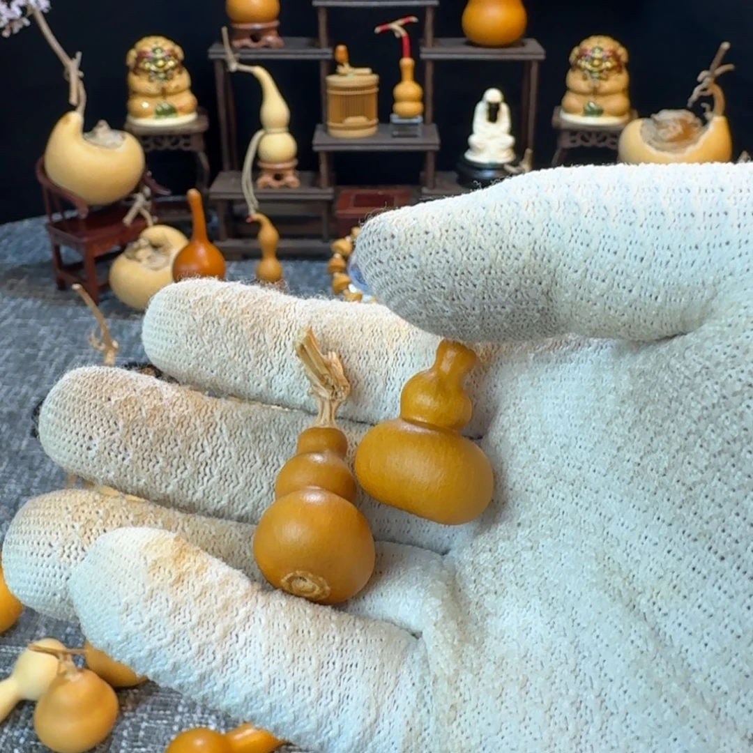 静***玉手把小葫芦老皮草里金