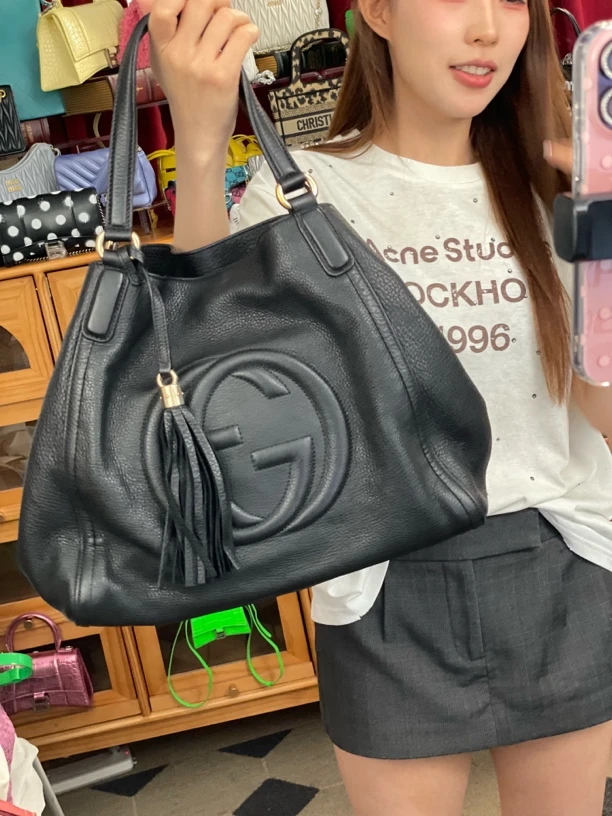 95新 GUCCI/古驰 阿白奢品/古驰 托特包