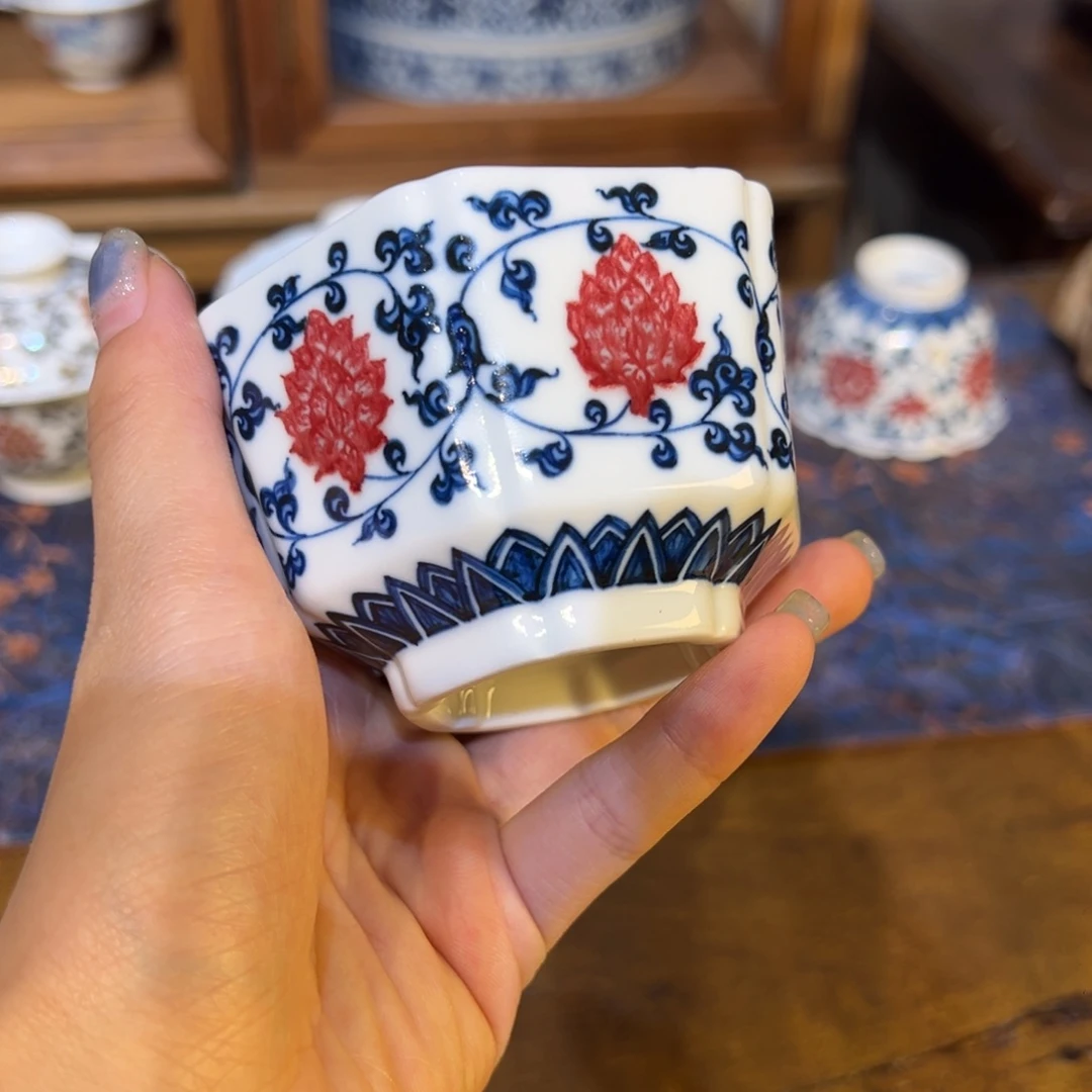 陶摆件景德镇陶瓷茶器百宝箱