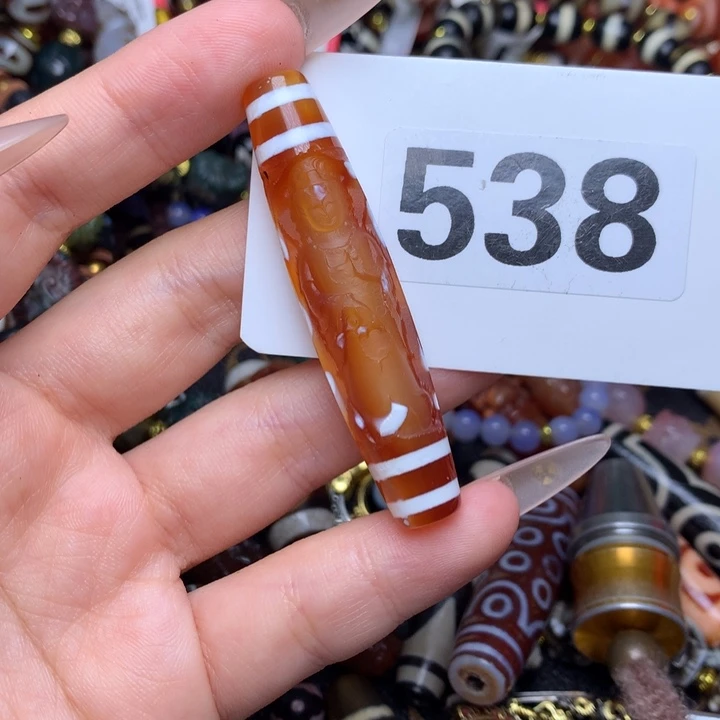 玛瑙/玉髓未镶嵌发一条