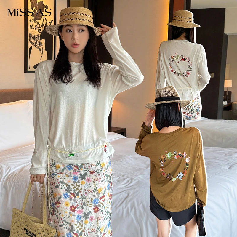 【shao xii】春游小伙伴长短袖圆领T恤25春夏MISSAS买手店