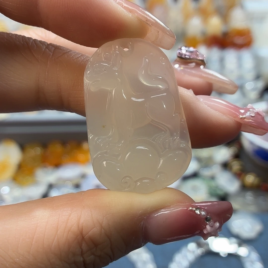 玛瑙/玉髓未镶嵌吊坠(不含链)