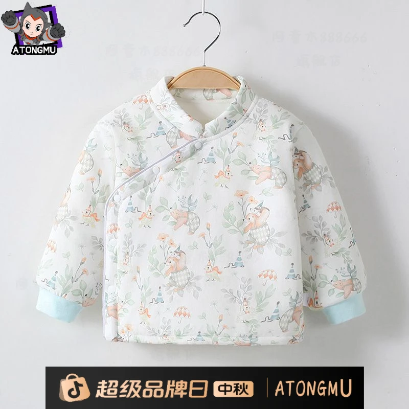 儿童冬季夹棉薄棉棉衣棉袄男女童宝宝棉服中小童纯棉三层保暖内胆