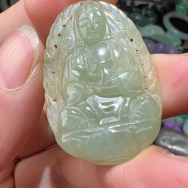 翡翠颈饰未镶嵌吊坠