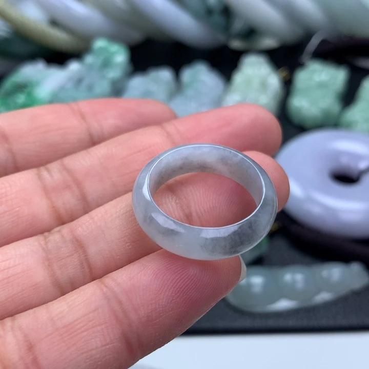 翡翠戒指未镶嵌翡翠A货戒指