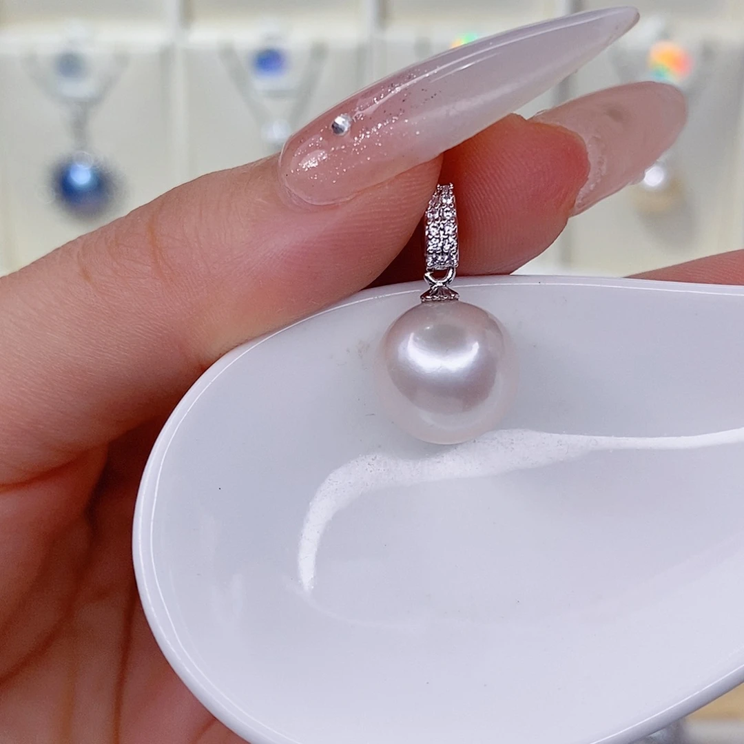 未镶嵌淡水珍珠吊坠(赠链)