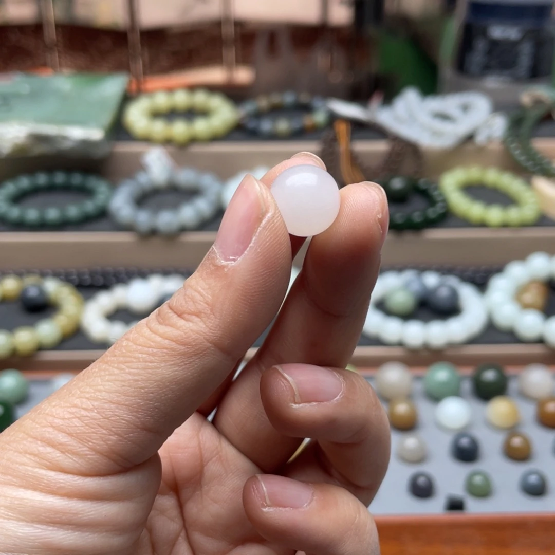 和田玉单珠12未镶嵌*️****