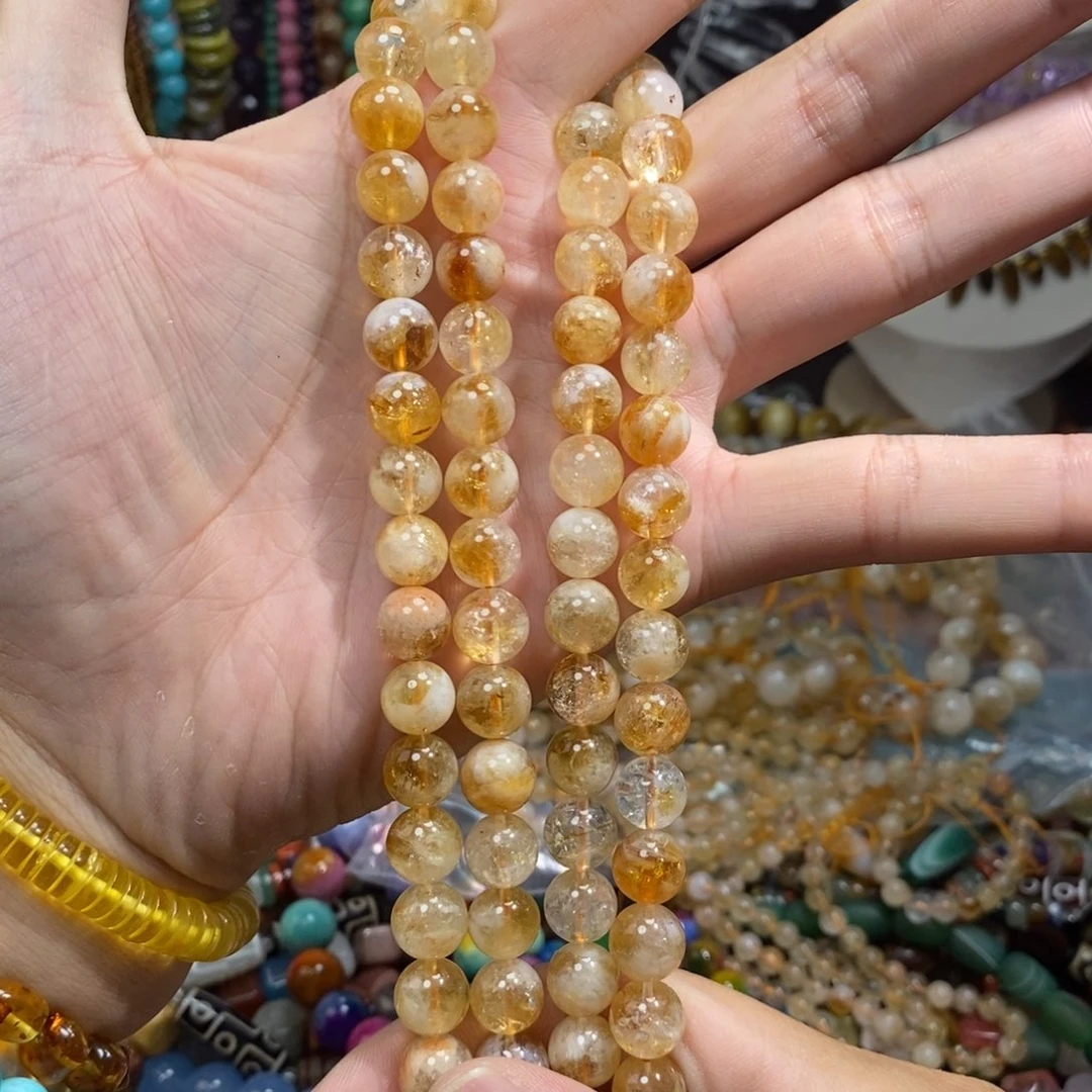 未镶嵌，黄塔金10mm，石英质玉