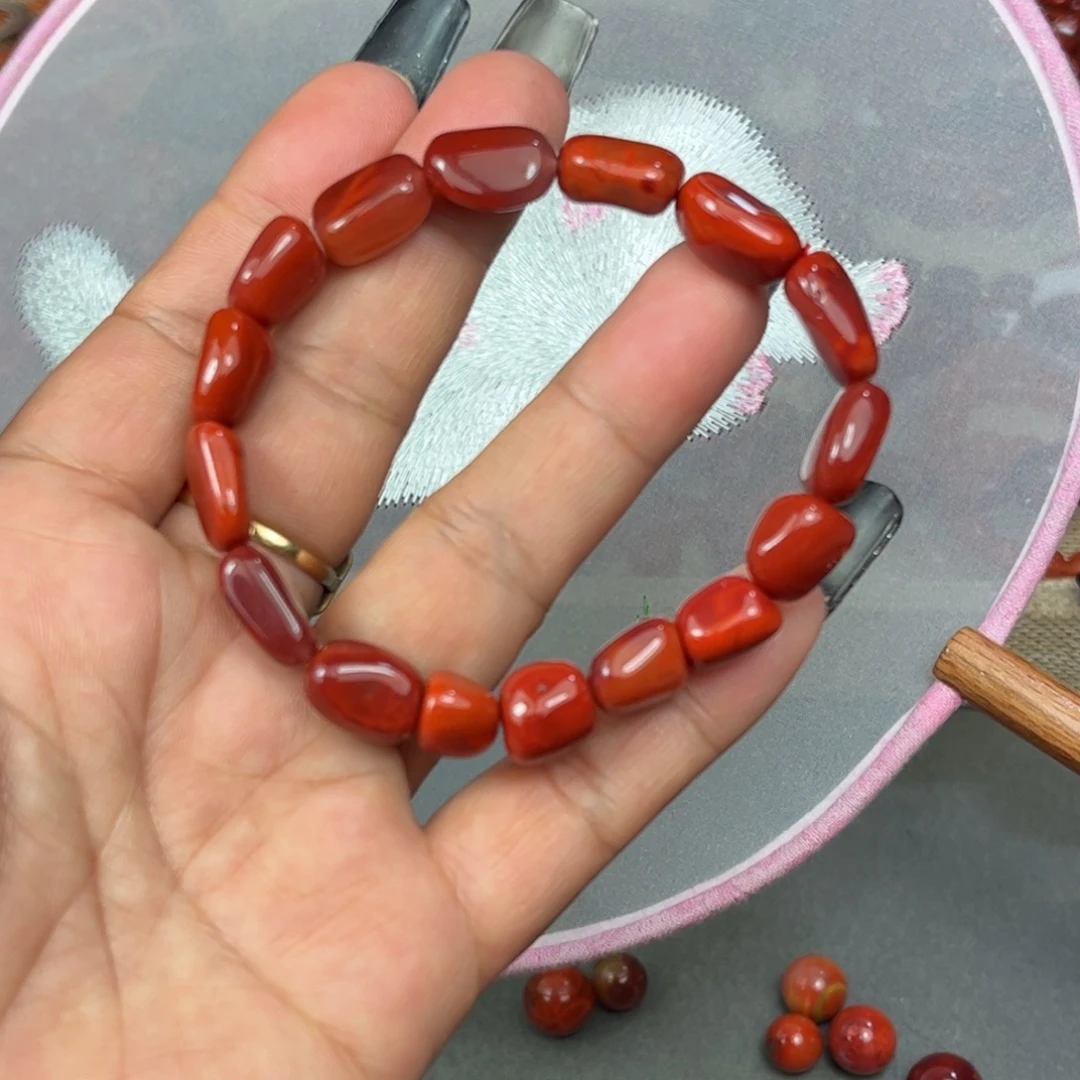 南红玛瑙未镶嵌手串