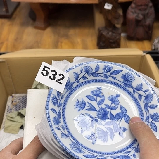 瓷片摆件工艺品瓷器摆件777