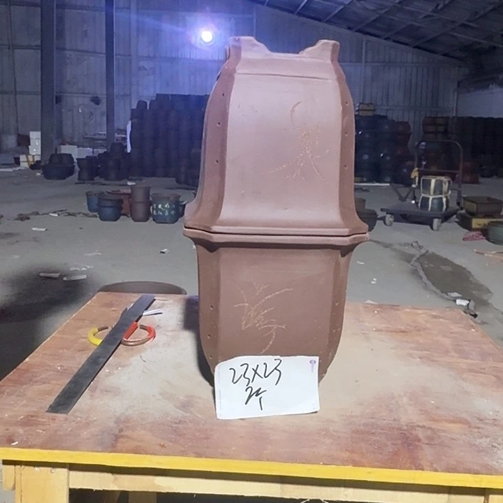 紫砂花盆手工制作22