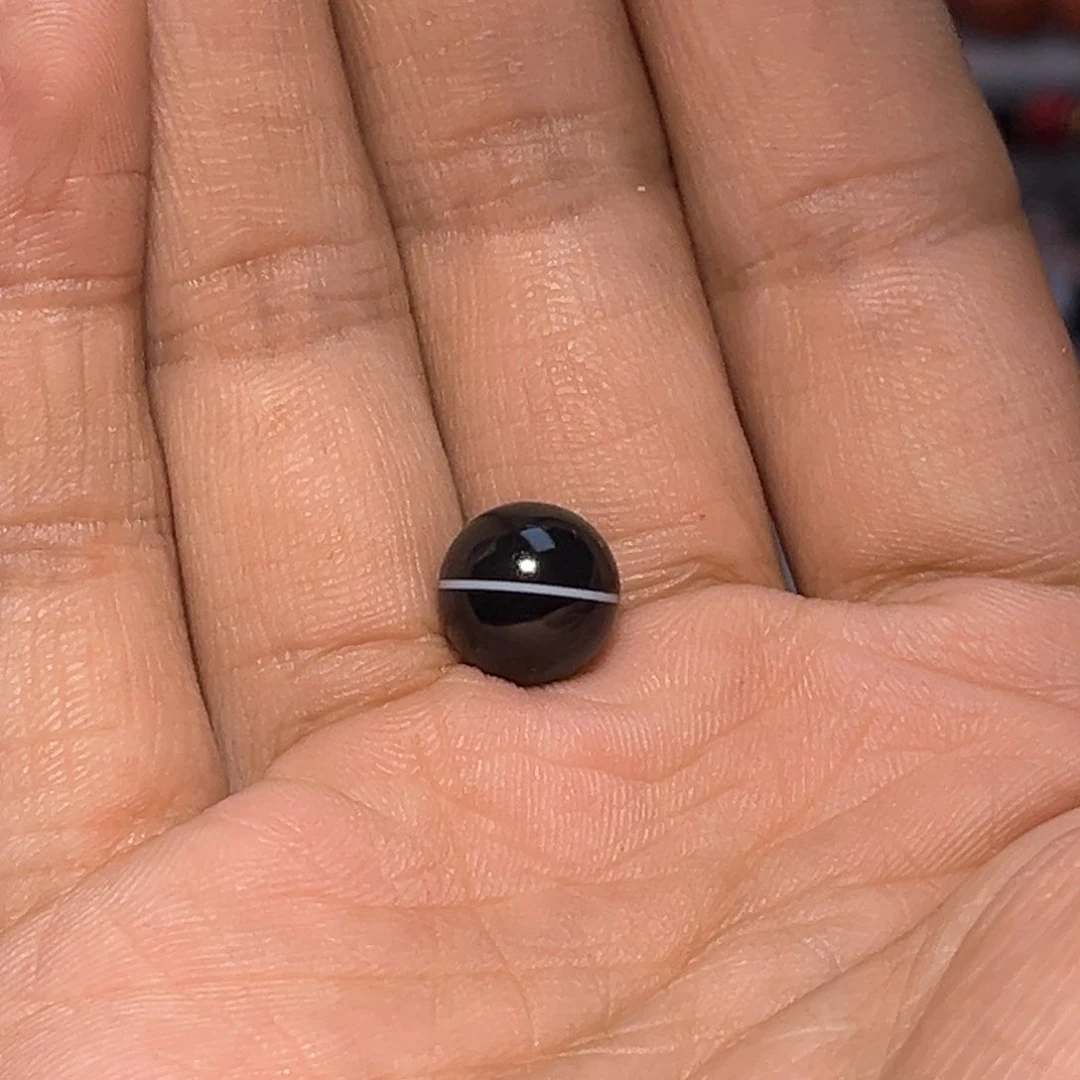 玛瑙/玉髓单珠未镶嵌三*