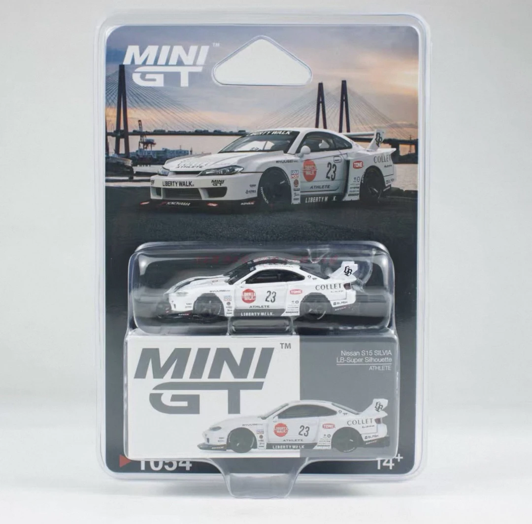 【MINIGT1054】挂卡 尼桑Nissan LB-ER34    64比例汽车模型