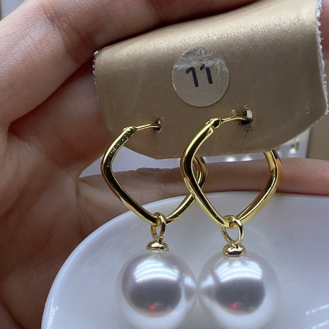 未镶嵌淡水珍珠耳饰