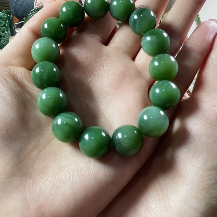 和田玉（碧玉）未镶嵌手串
