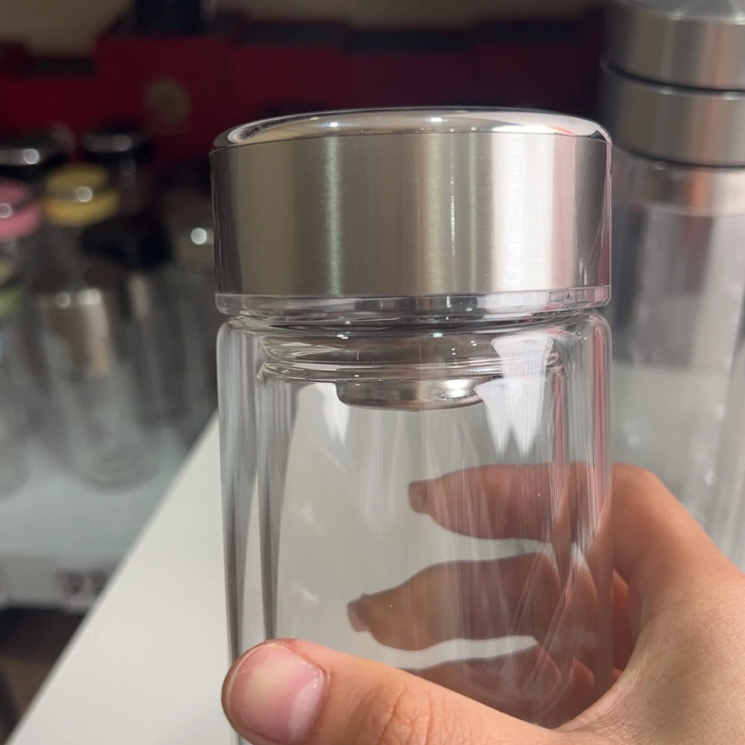 双层加厚玻璃杯365毫升