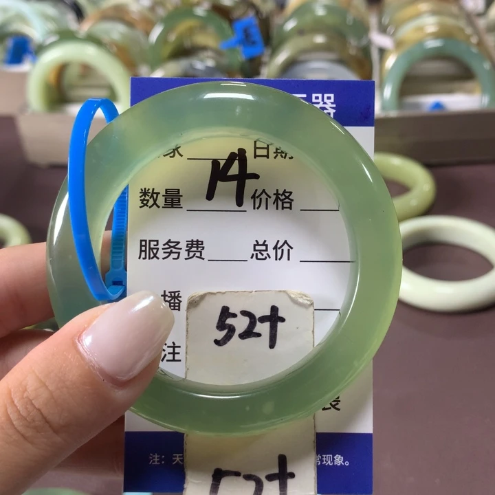 未镶嵌蛇纹石玉手镯14