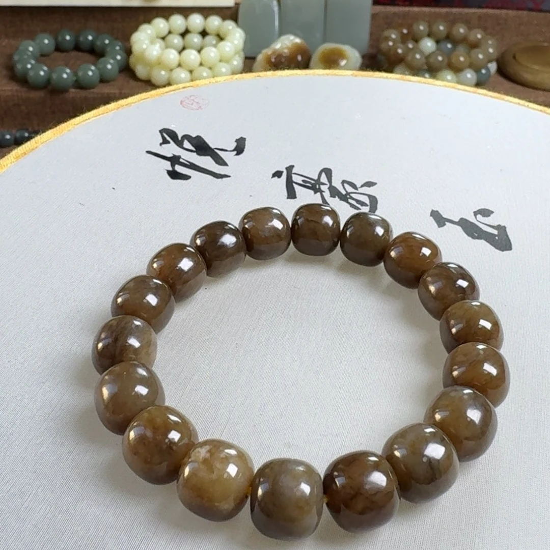 和田玉（糖玉）未镶嵌手链