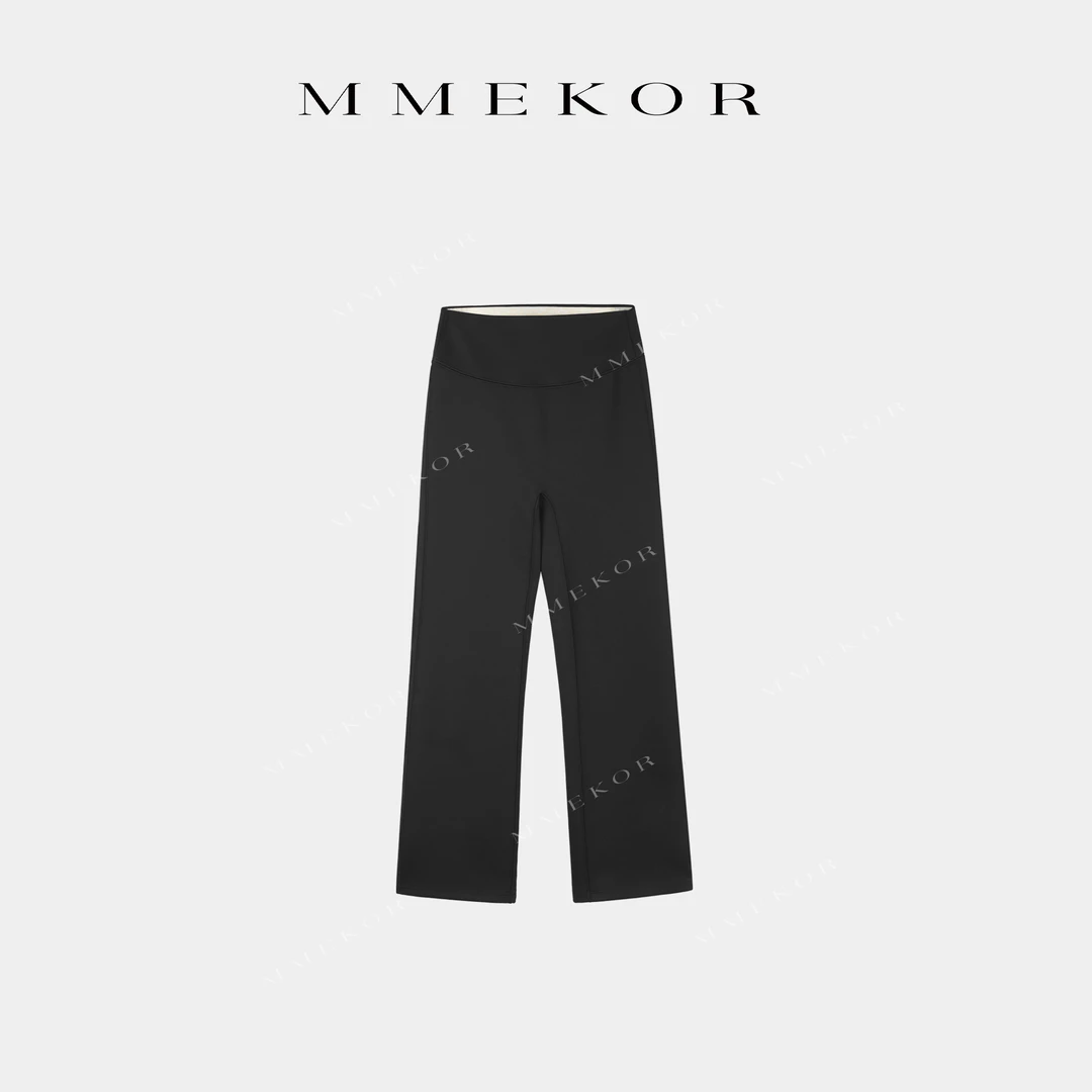 MMEKOR“冬日美腿裤”暗黑内啡肽加绒休闲裤 50199