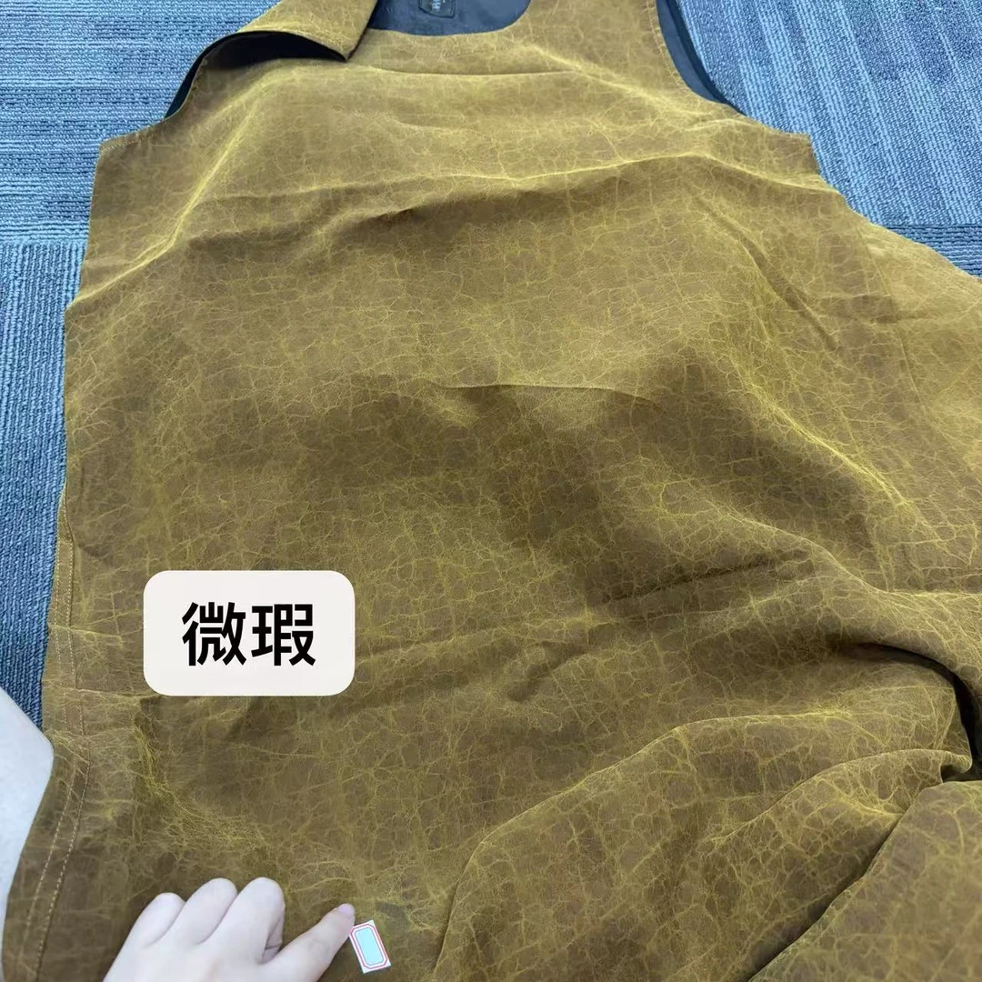 瑕疵品 介意勿拍 黄龟背心裙