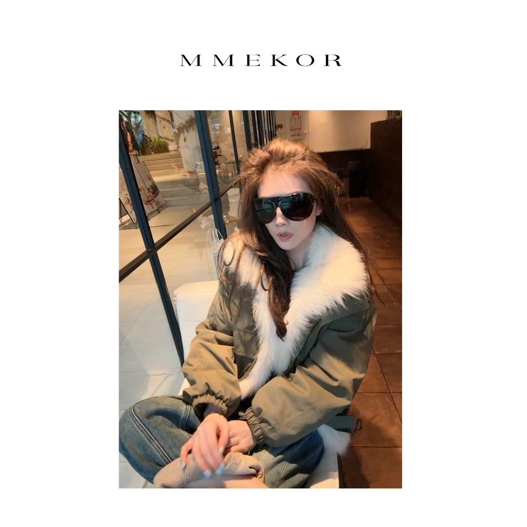 MMEKOR“冰川派克”羽绒服 2025新款秋款摩登街头时髦外套 30922