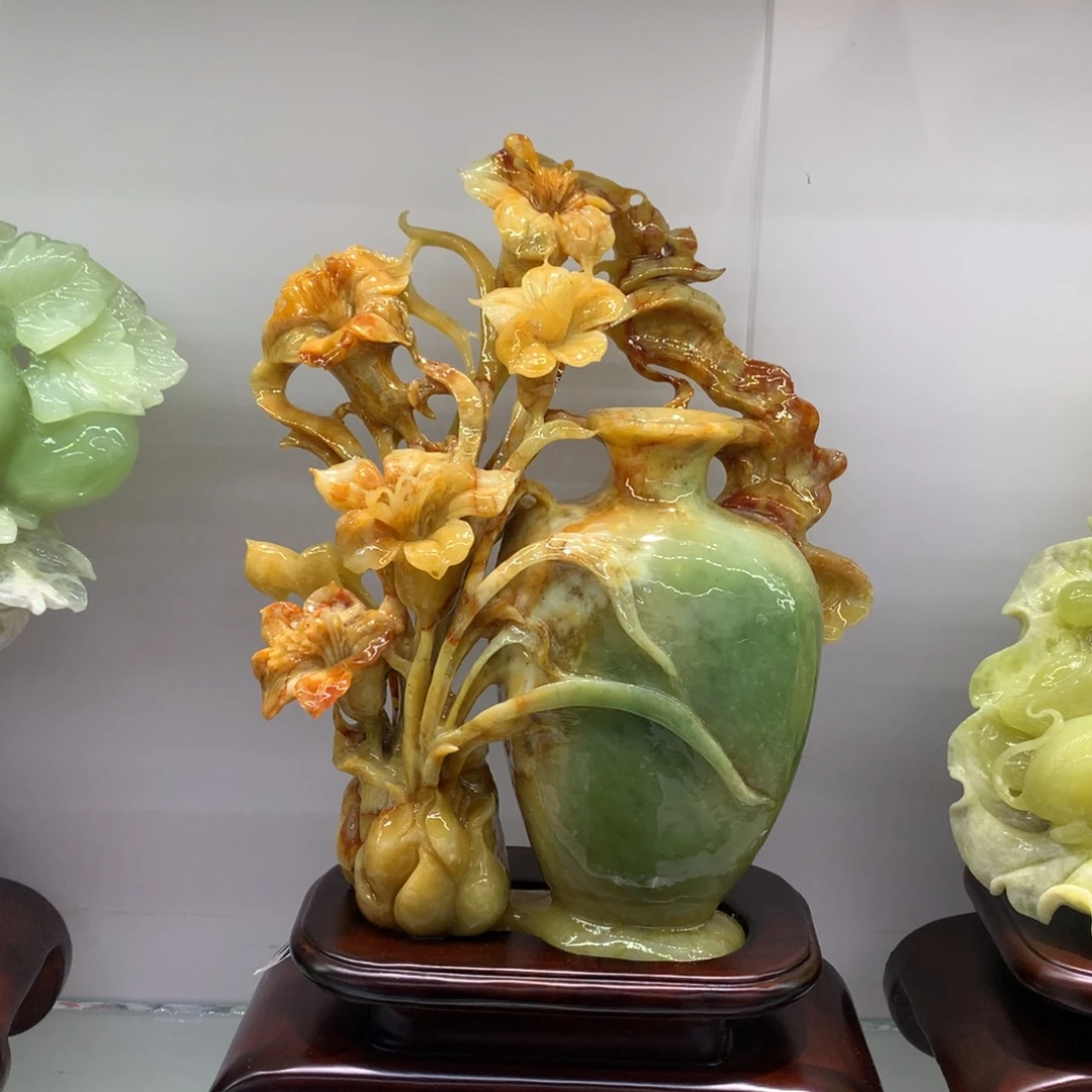 玉家居摆件手工雕刻