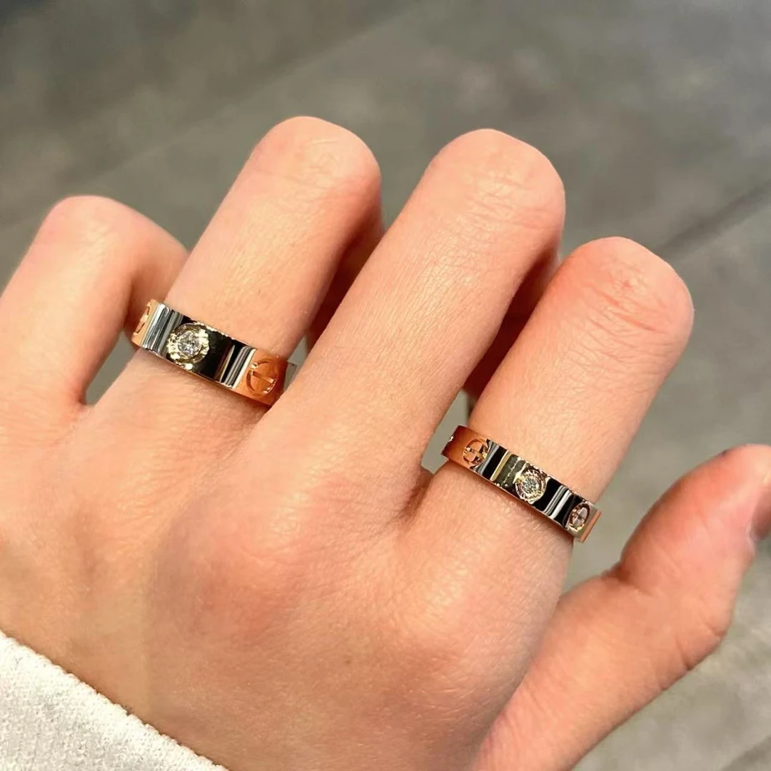 经典 3 钻戒指时尚高级感