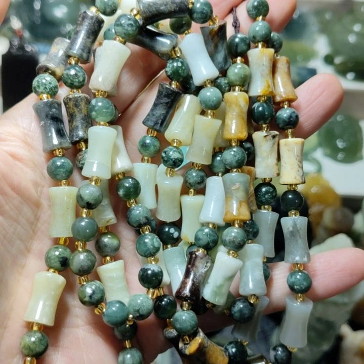 岫玉未镶嵌链子链子链子H****y