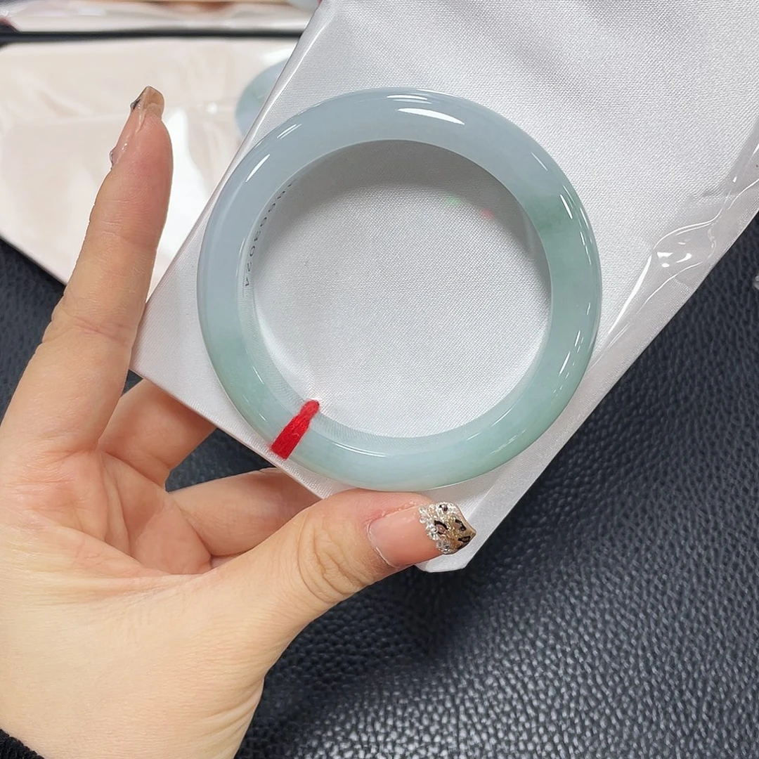 翡翠未镶嵌手镯天然缅甸A货翡翠手镯5号