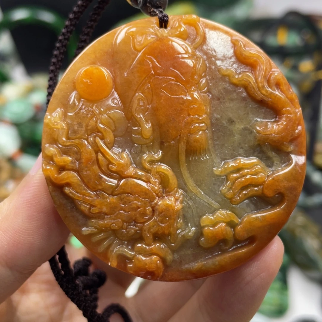 颈饰未镶嵌翡翠牌子