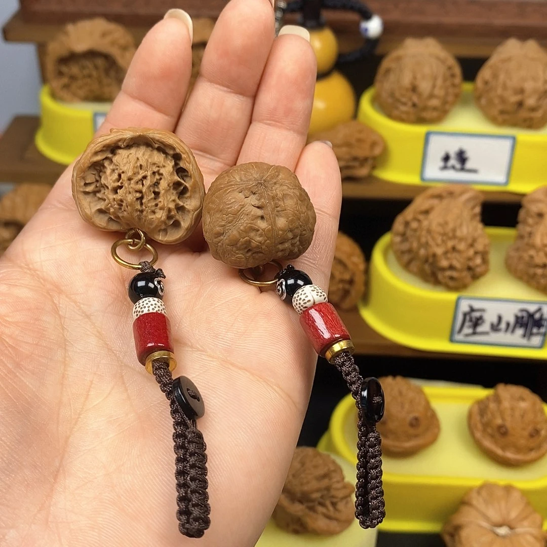 核桃蛇头挂件 元宝异形挂件 文玩/木作/... 文玩把件