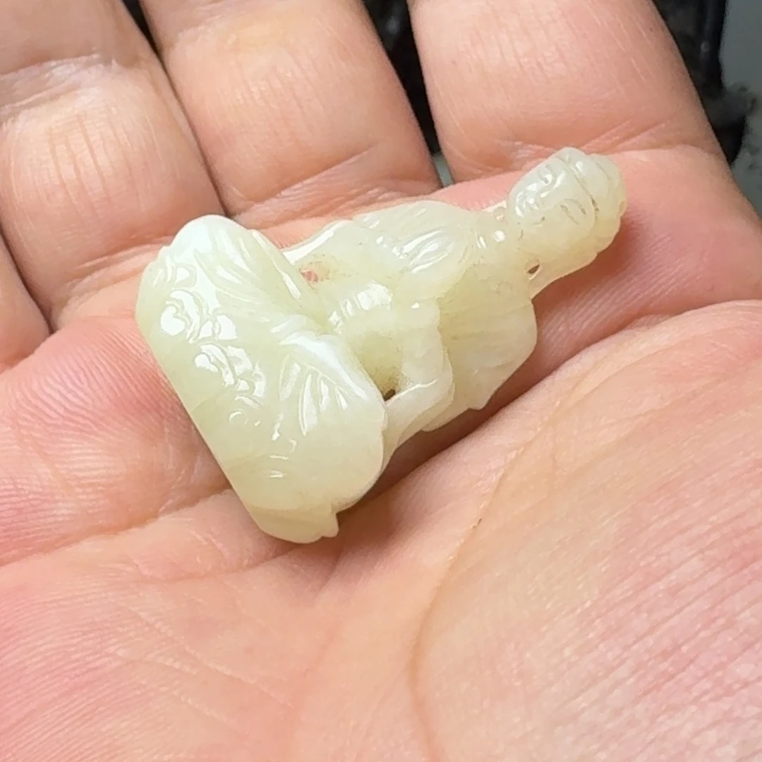 和田玉未镶嵌挂件幽**野