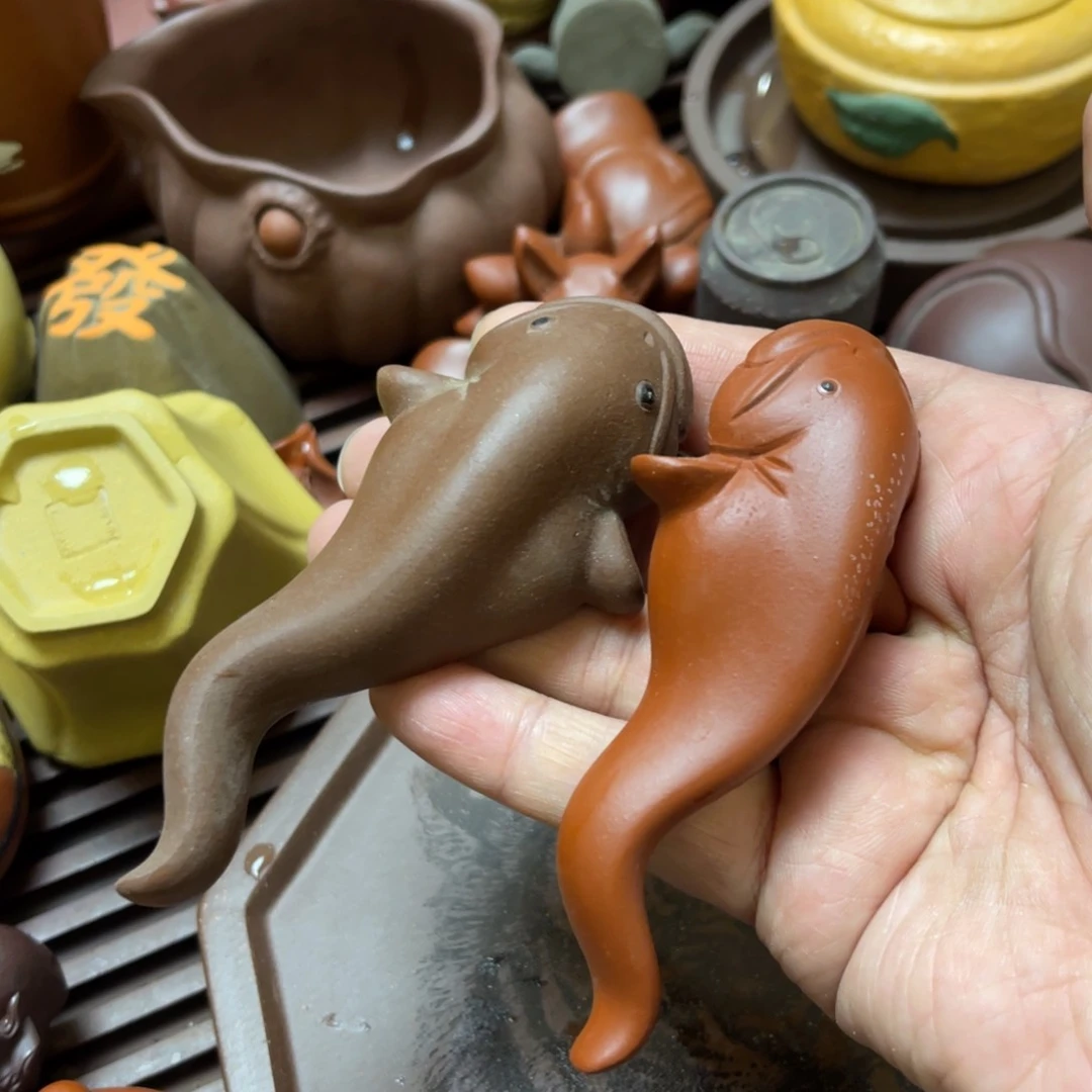 紫砂茶宠紫砂瑕疵