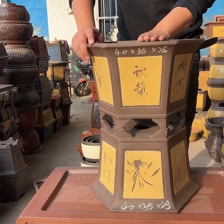 花盆紫砂紫砂花盆