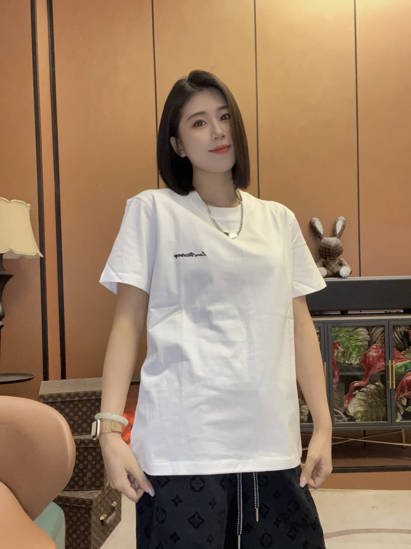 【小刺绣T】2025夏季新款小刺绣logo纯色短袖休闲百搭男女同款