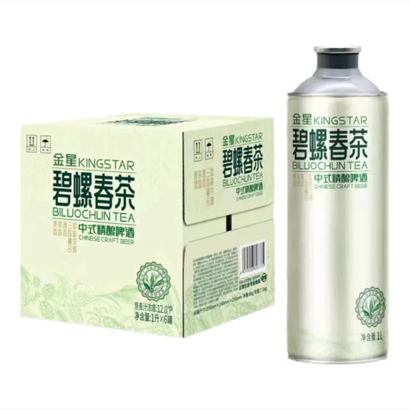 金星碧螺春茶中式精酿啤酒1L*6