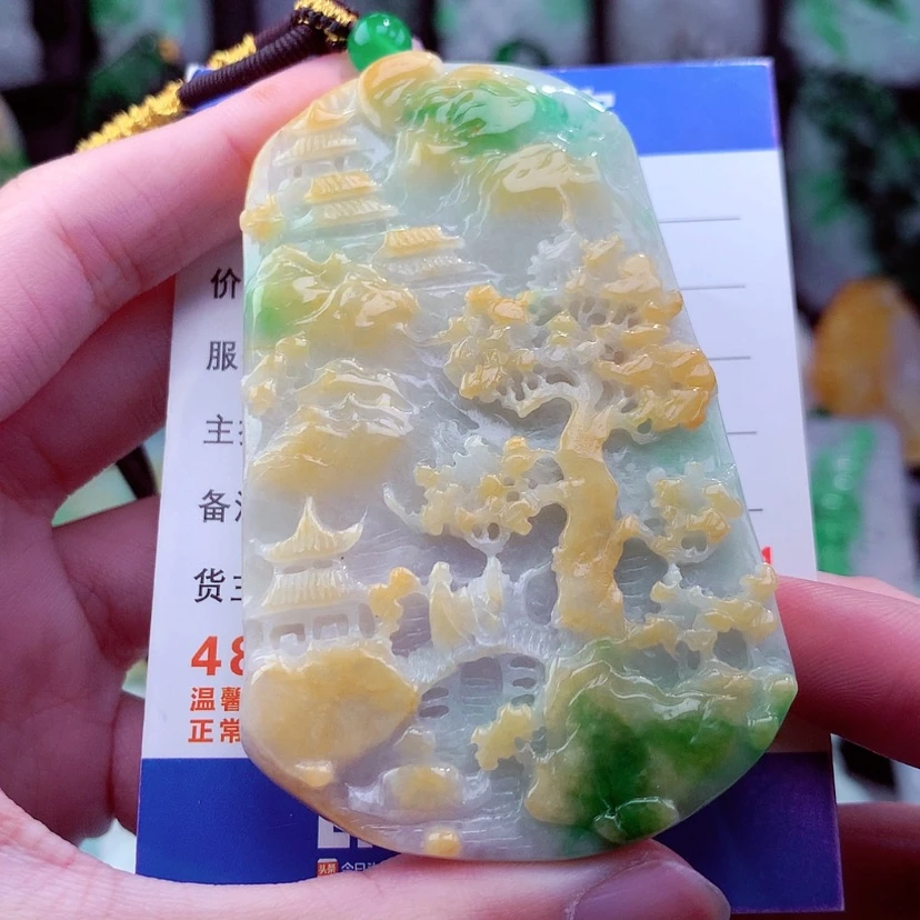 【闪购商品】翡翠颈饰未镶嵌天然