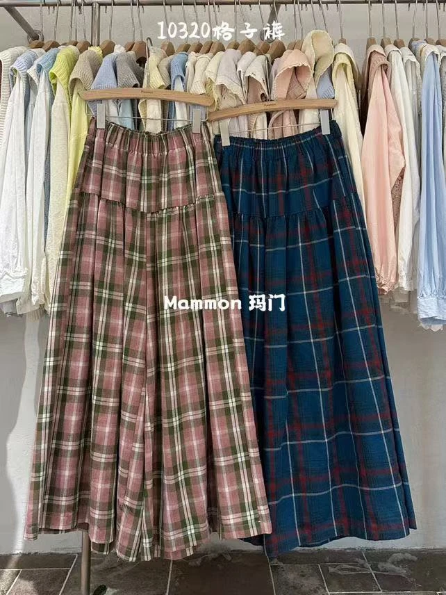 MM（10320）日系格子裤