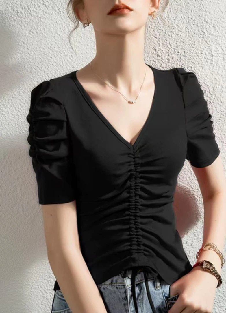 【T恤款编码01-112】南油夏款精致女上衣