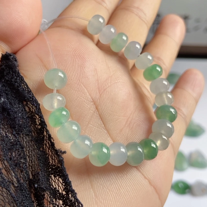 【闪购商品】未镶嵌定制翡翠鼓珠
