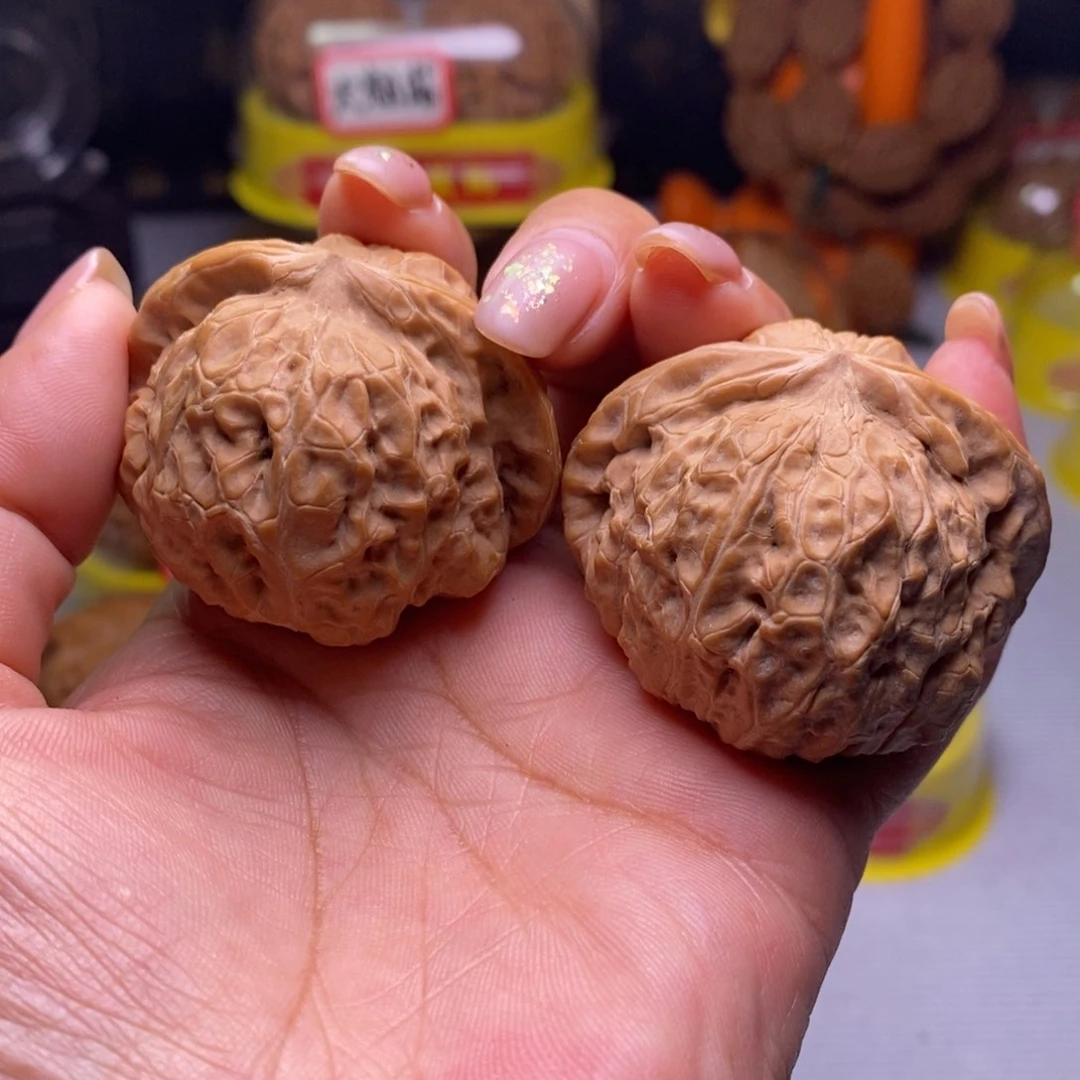 把件文玩核桃02南瓜墩45.5尺全品
