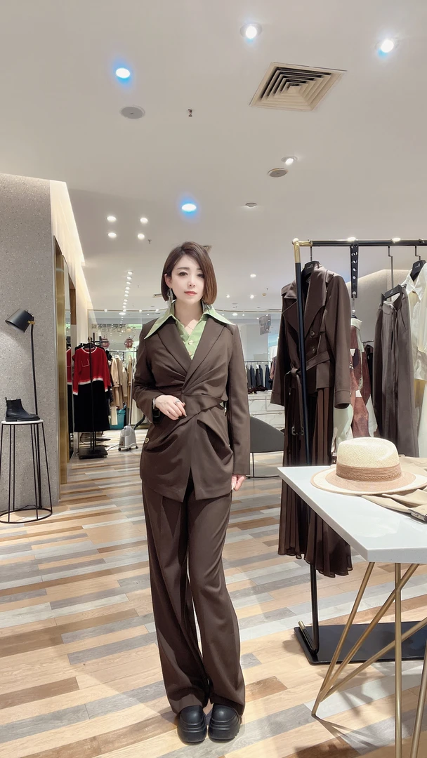 意大利设计师品牌潮牌女装阔腿裤2F1K78198