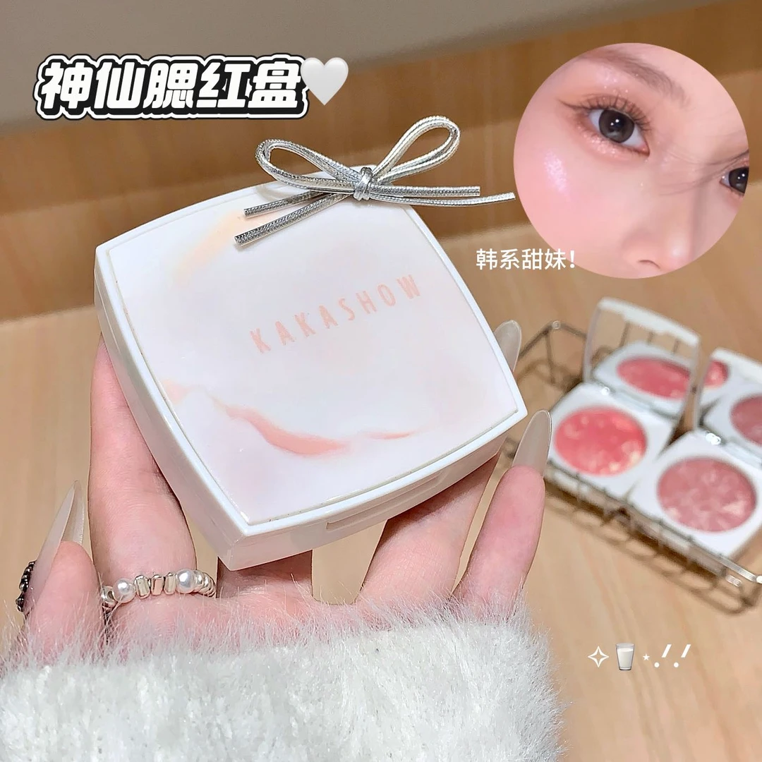 KAKAshow腮红五花肉腮红烘焙烤粉柔雾腮红收缩膨胀色显气色