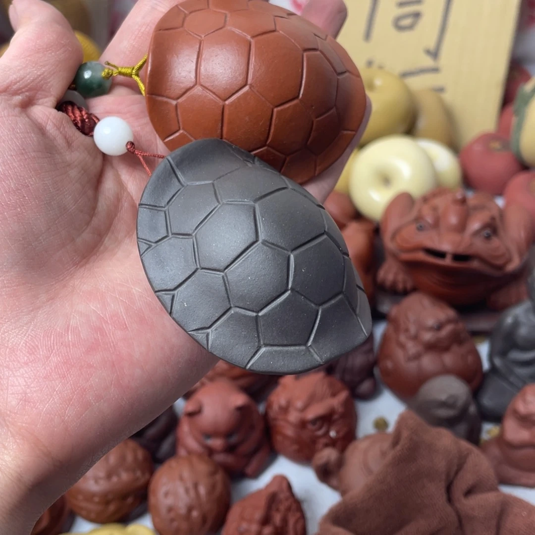 紫砂茶宠黑*紫砂瑕疵