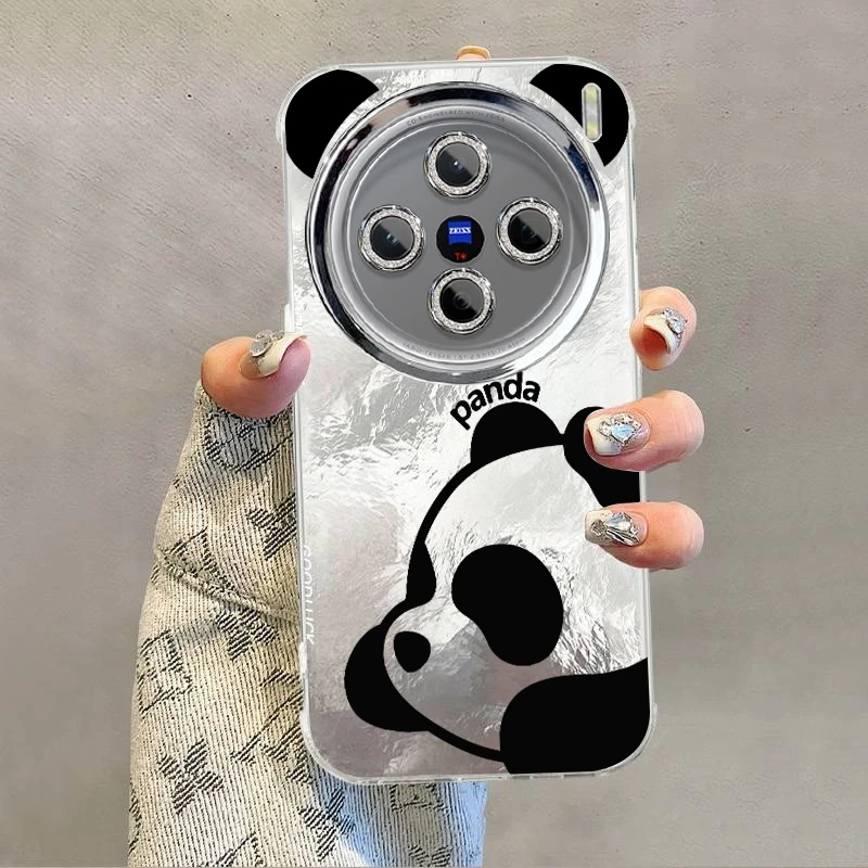 趴睡熊猫适用VIVOX200Pro手机壳冰川纹X200promini全包镜头保护壳