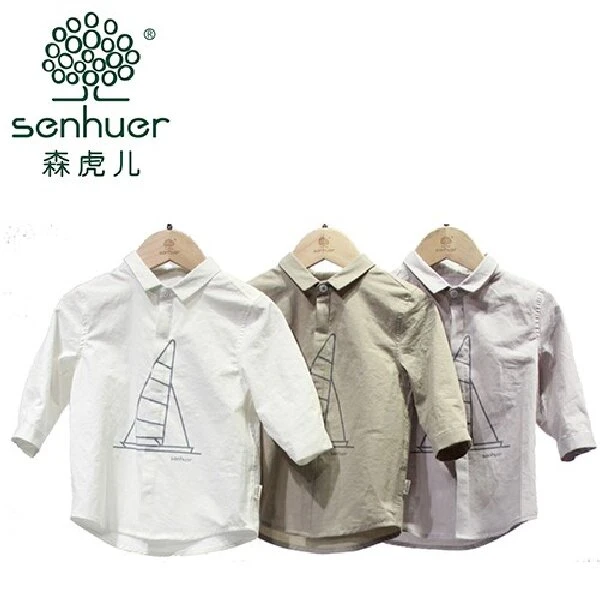 男小童时尚七分袖衬衫92303362